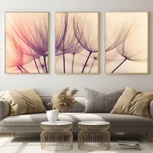 Trio Sementes ao Vento – Decoração que Inspira Delicadeza e Harmonia