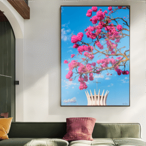 Primavera em Brasília – O Encontro da Arquitetura com o Ipê-Rosa