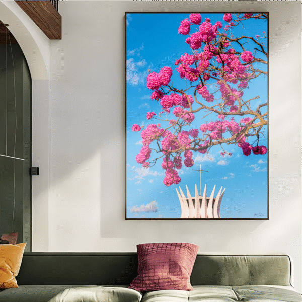 Primavera em Brasília – O Encontro da Arquitetura com o Ipê-Rosa
