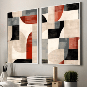 Abstrato Premium – Elegância nas Cores e nas Formas